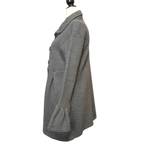 Vintage wool blend sweater/jacket. Bell sleeves. Made in Italy. **S/M** - Picture 6 of 16